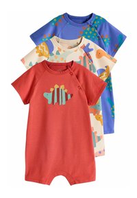 Next ROMPERS PACK REGULAR FIT Jumpsuit red dinosaur/blue