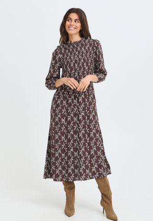 Fransa, FRMERLE DR - Robe de jour - flower drop hot fudge