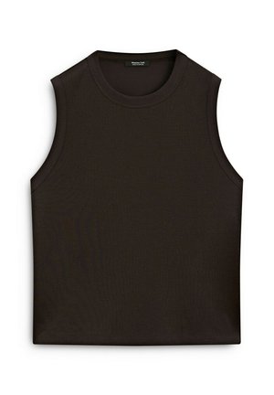 Massimo Dutti BOXY FIT WITH CREW NECK - T-shirt basic - ochre