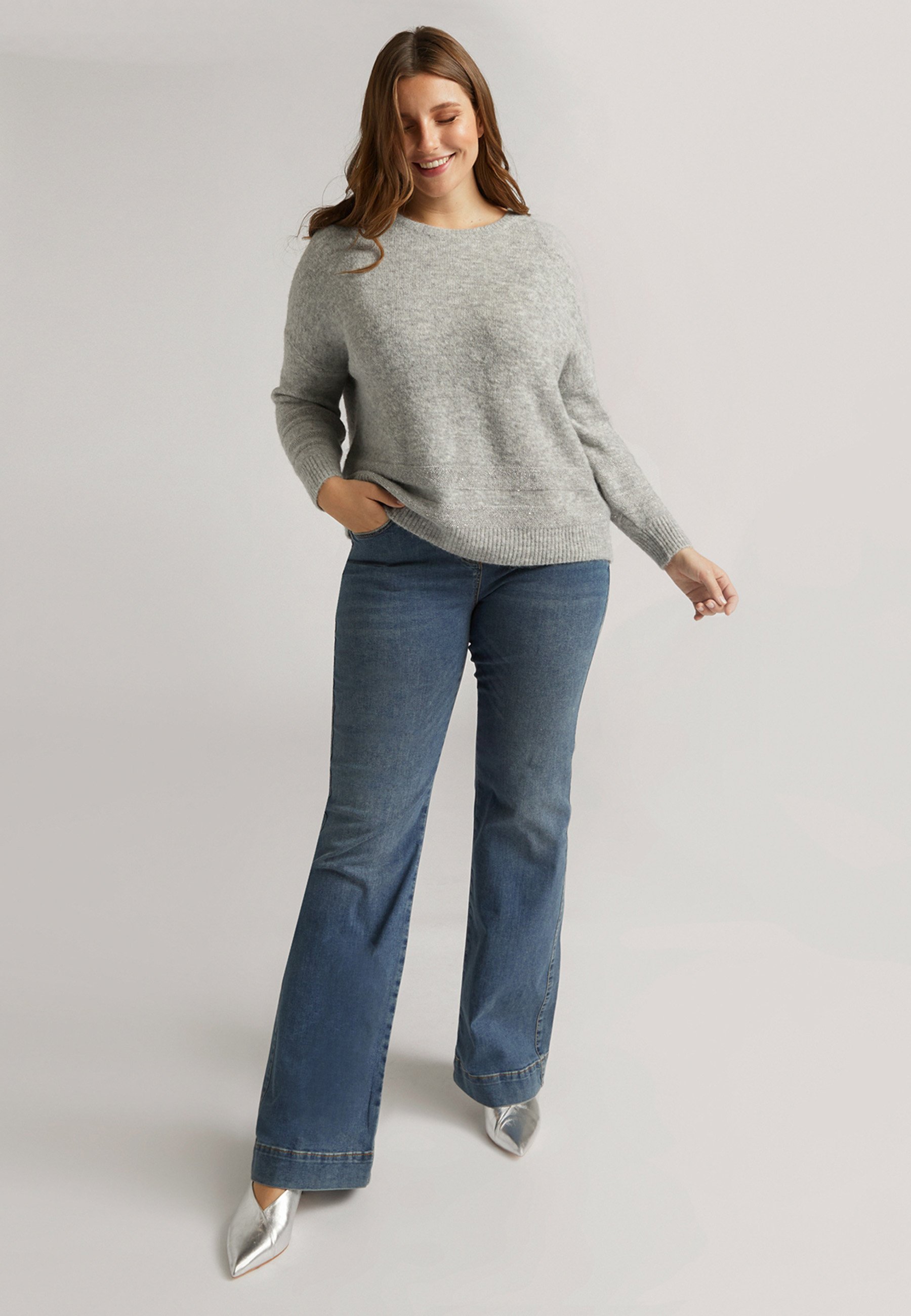 fiorella rubino jeans a zampa