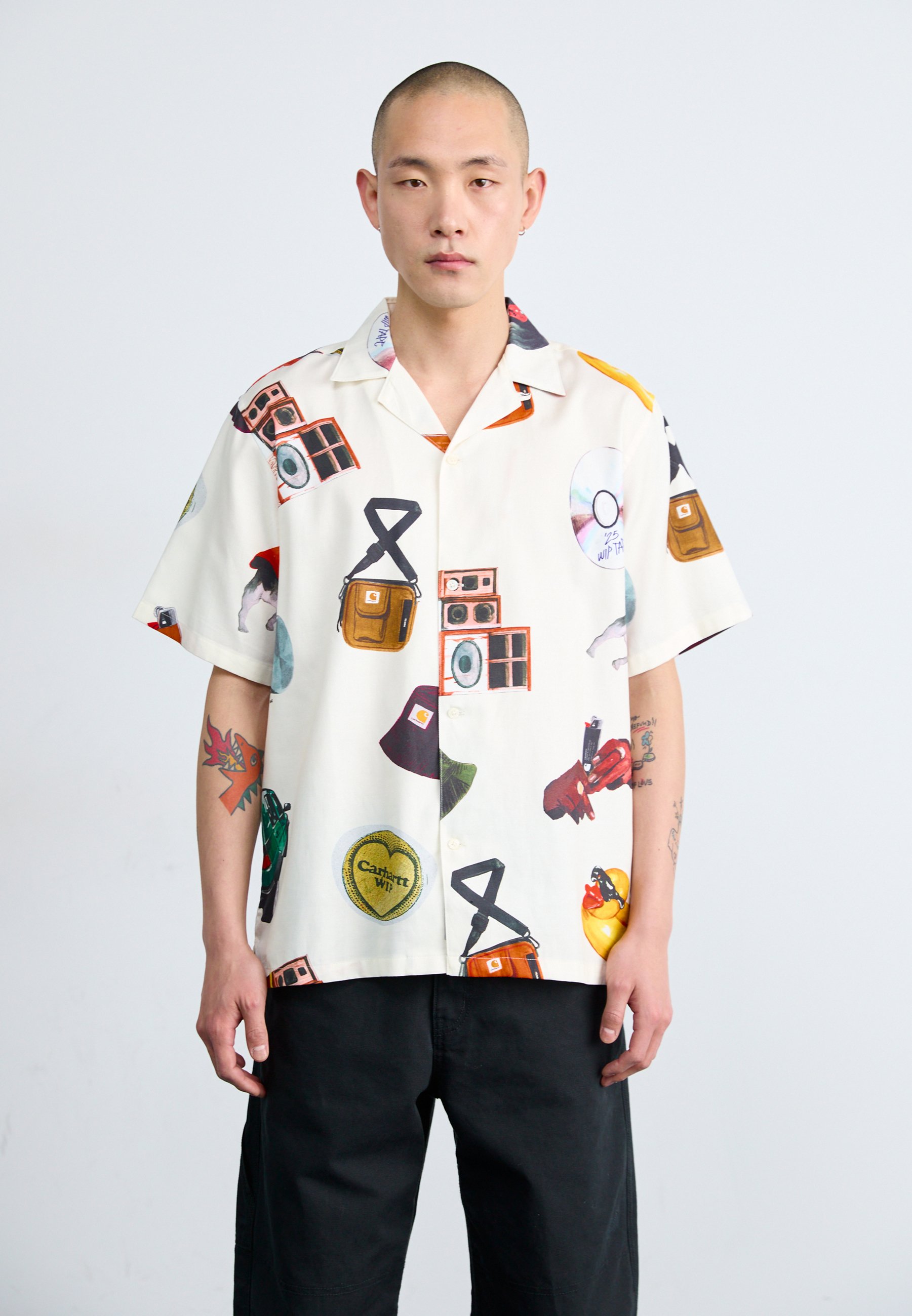 ★人気★carhartt★JACOB ROCHESTER SHIRT Carhartt Jacob Shirt Jacob Rochester Print Wax I034574