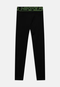 Nike Performance NIKE PRO - Leggingek - black/volt