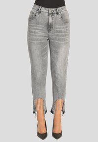 Apart MIT KRISTALLSTEINEN - Jeans slim fit - grau