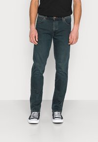 Wrangler TEXAS  - Calças de ganga de perna direita - dark duster