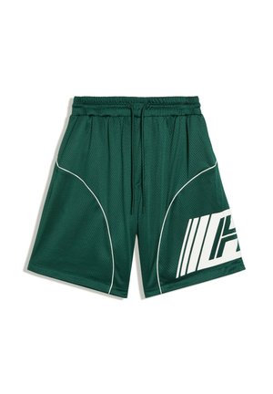 Bershka, MESH PIPINGS -  BERMUDA SHORT - Træningsbukser - evergreen