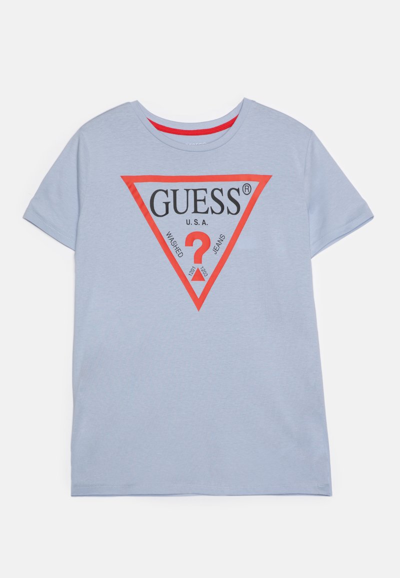 Guess JUNIOR CORE - Camiseta estampada - airway blue