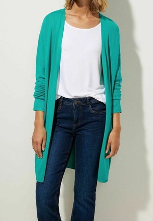 Cardigan - mottled olive