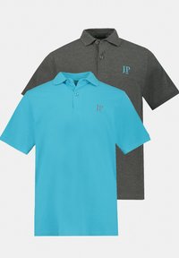 JP1880 2ER-PACK REGULAR FIT - Polo - aqua anthazit