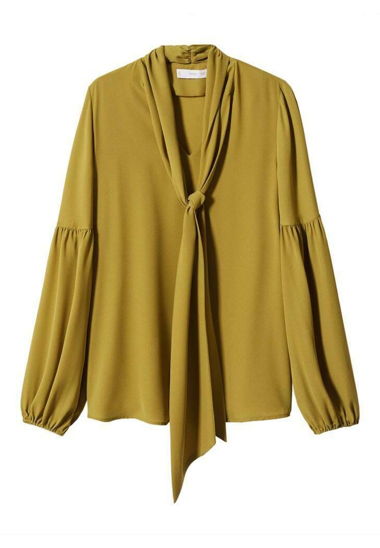 Mango Blouse olijfgroen