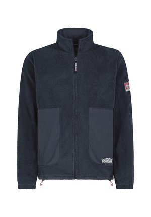 MIT STEHKRAGEN - Fleecejacke - dark blue
