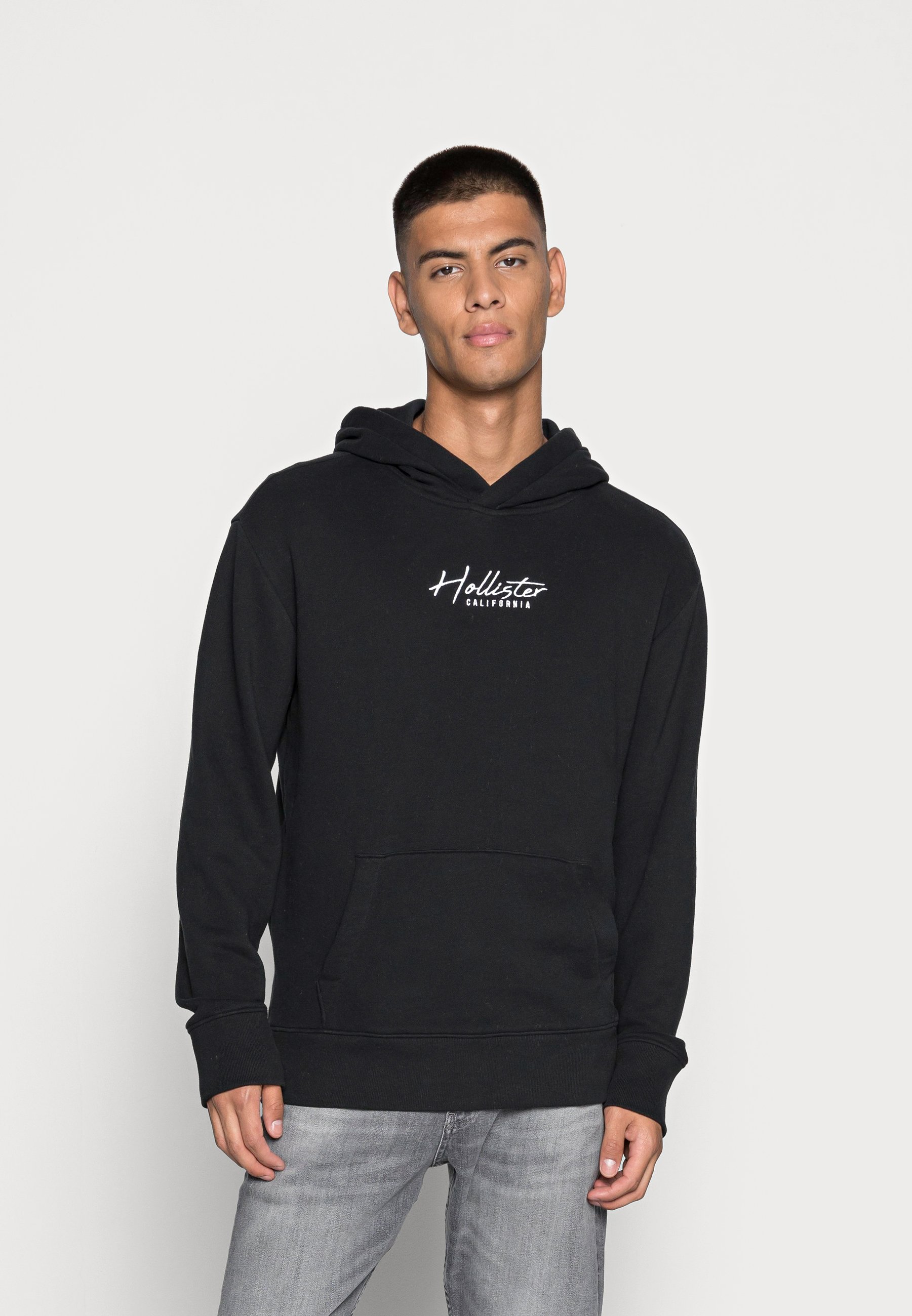 Hollister Co. SOLID SCRIPT - Sudadera - black/negro - Zalando.es