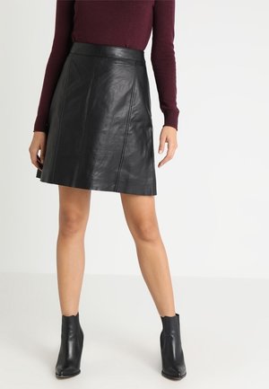 A-snit nederdel - black