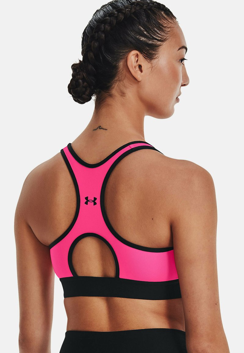 Damen Sportbekleidung | Under Armour KEYHOLE Sport-BH mit mittlerer Stützkraft neon pink/neonpink - WA83105 Damen Sportbekleidung | Under Armour KEYHOLE Sport-BH mit mittlerer Stützkraft neon pink/neonpink - WA83105