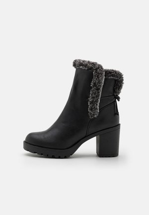 Anna Field Wide Fit Gležnjače s platformom - black