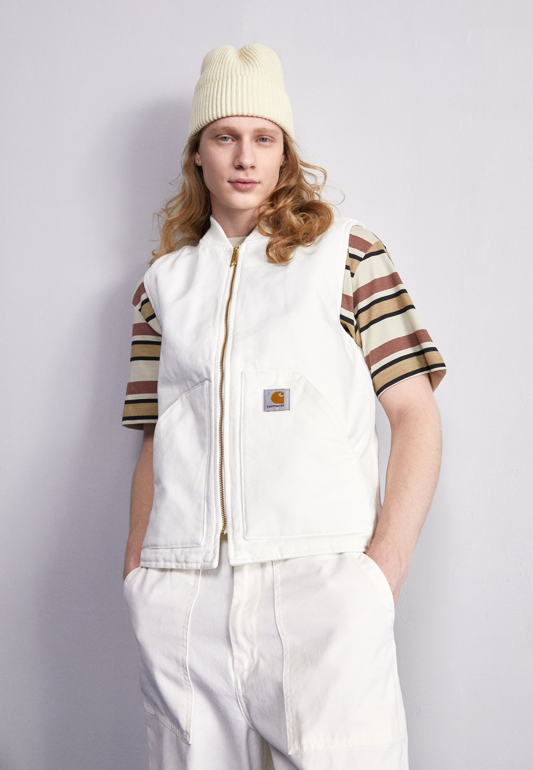Carhartt WIP CLASSIC VEST - Waistcoat - off-white - Zalando