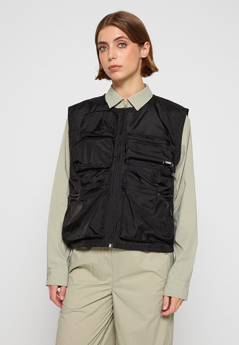 Rains Bodywarmer zwart Rains Bodywarmer zwart