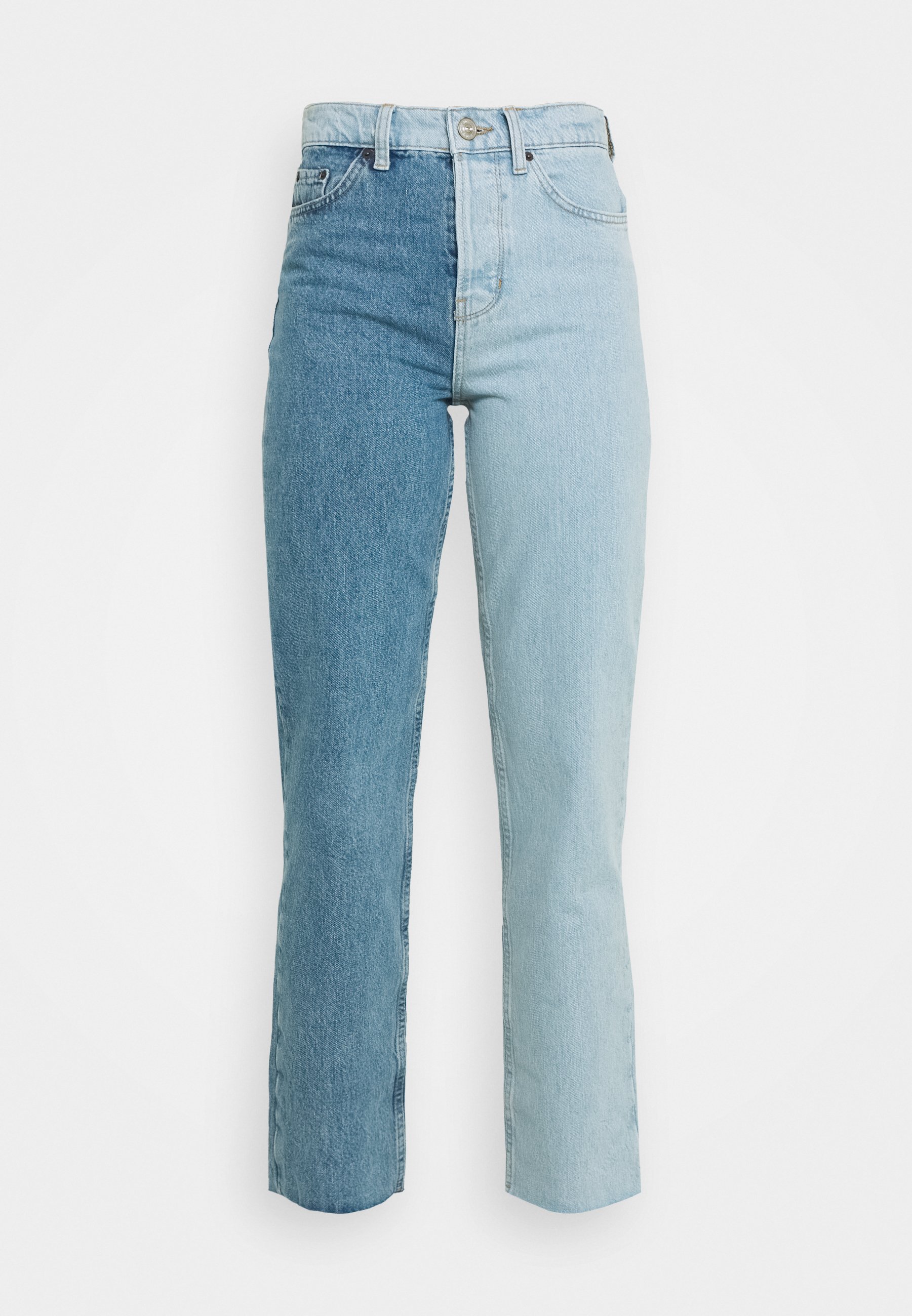 two toned blue jeans