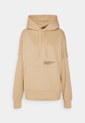 Sweat à capuche - beige