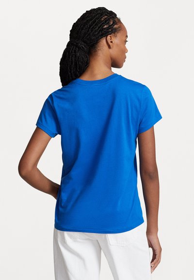 Polo Ralph Lauren COTTON JERSEY CREWNECK T-SHIRT - Lihtne T-särk - heritage blue