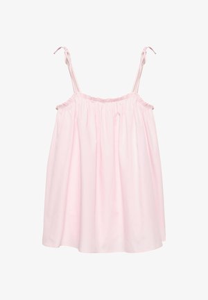 PULL&BEAR, SHORT WITH RUFFLE - DRESS - Nappali ruha - pink