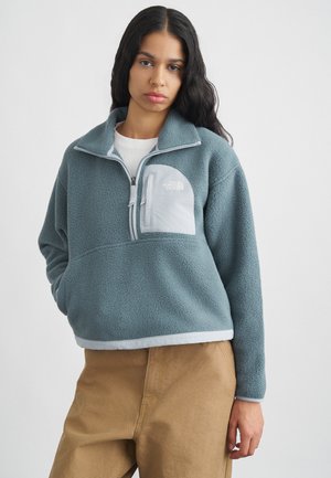 YUMIORI OFF PEAK ZIP JACKET - Φλις πουλόβερ - granite grey/frost grey