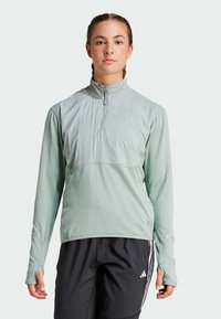 adidas Performance - ULTIMATE VIS REFLECTIVE 1/2-ZIP - Outdoorjakke - silver green Miniaturebillede 1