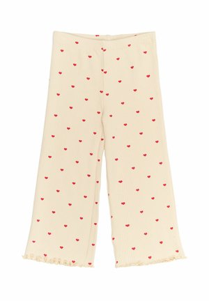 RHEA WIDE - Pantalon de survêtement - gardenia aop