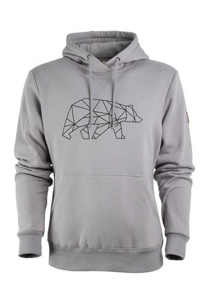 PETTARSON MIT LOGO - Kapuzenpullover - delphingrau