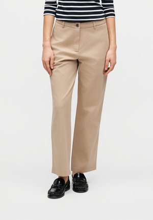 SLIM STRAIGHT - Pantaloni - beige