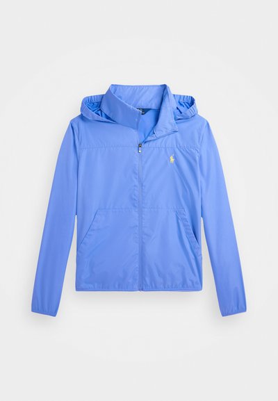 Polo Ralph Lauren PACKABLE WATER REPELLENT HOODED JACKET - Vodotesná bunda - harbor island blue
