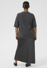 Kaffe Curve HELENA - Marškinėliai su spaudiniu - black oyster