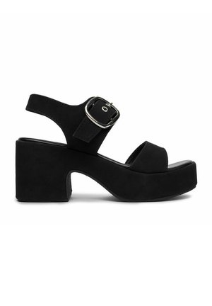 DeeZee, DEEZEE WOMEN'S SANDALS BLACK - Platform sandals - black