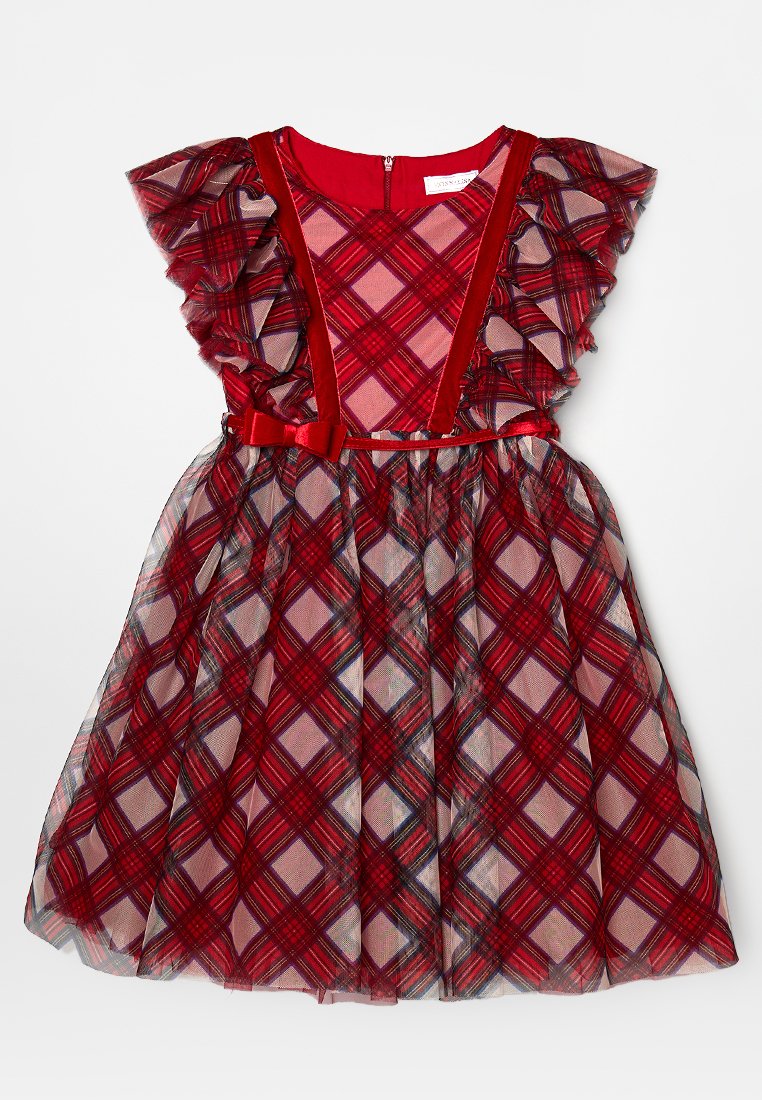 Monnalisa Cocktailjurk donkerrood