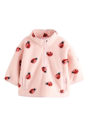 Next HALF POPPER  - Pulover din fleece - pink ladybird