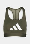 POWERREACT BIG LOGO GRAPHIC BRA - Sportski grudnjak s blagom potporom - shadow olive