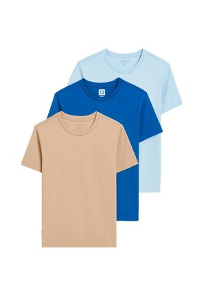 T-Shirt basic - beige blue light blue