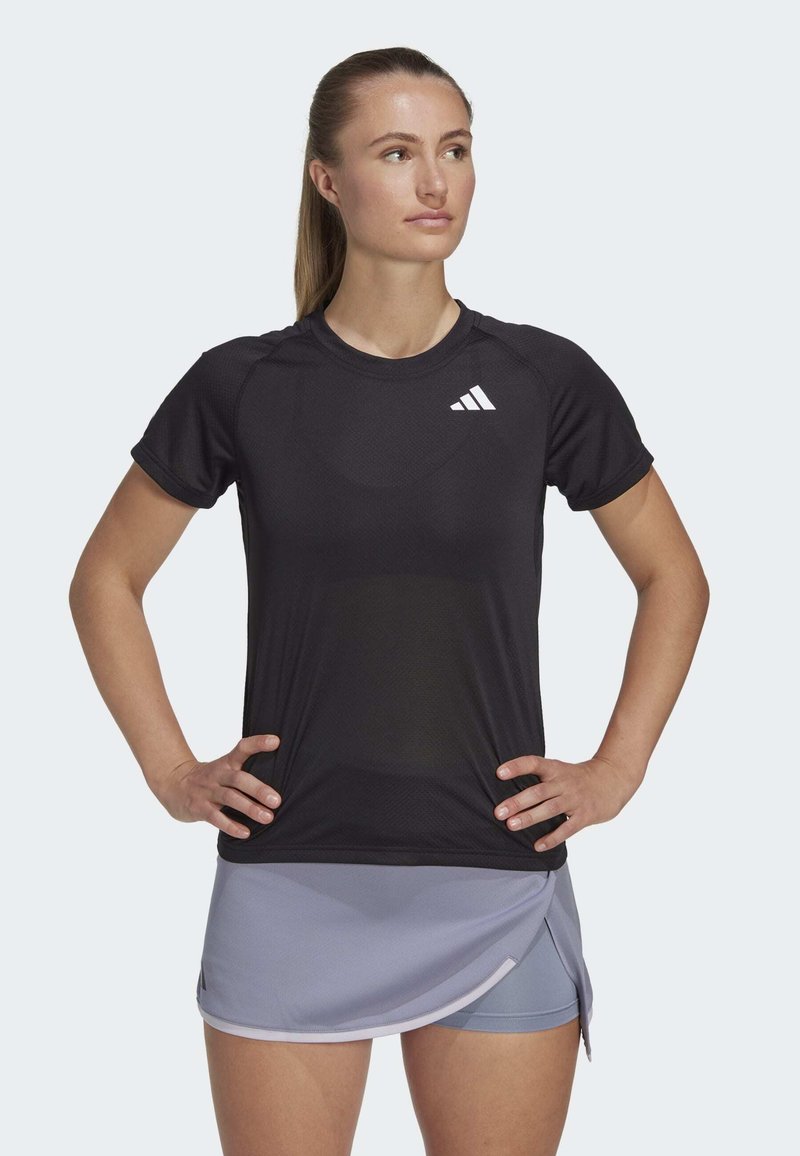 adidas Performance - CLUB TEE - Sport T-shirt - black, Vergroten