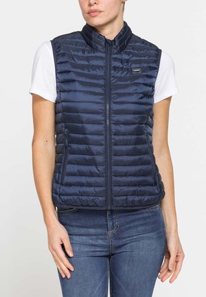 Carrera Jeans, ULTRALIGHT WATER-RESISTANT GILET - Smanicato - iris blue
