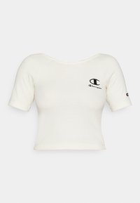ICONS WASH CROP  - Majica kratkih rukava s printom - beige