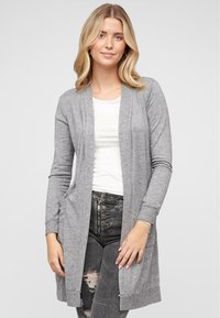 Cloud 5ive LONGFORM MIT 2 SEITL. TASCHEN - Kardiganas - grey melange