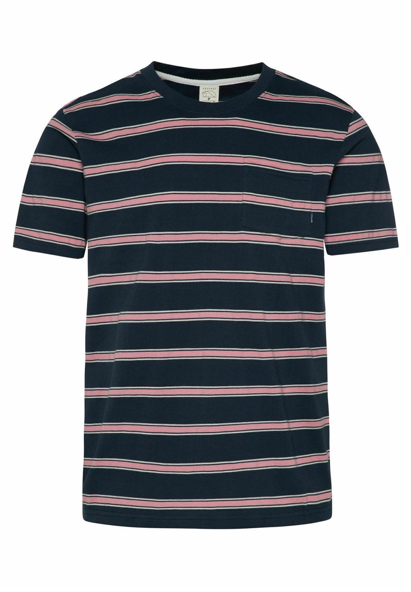 Herren T-Shirts basic | Protest PRTTAUFEEQ T-Shirt print night skyblue/dunkelblau - WD46133 Herren T-Shirts basic | Protest PRTTAUFEEQ T-Shirt print night skyblue/dunkelblau - WD46133