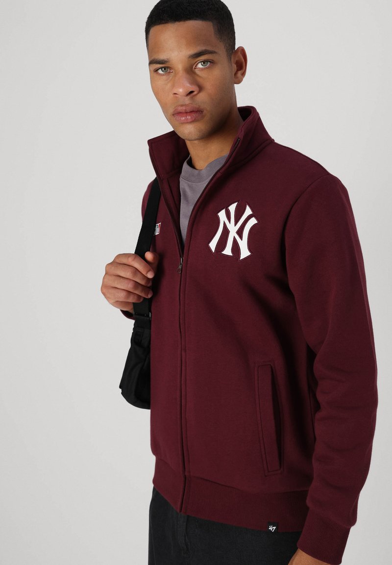 '47 NEW YORK YANKEES JACKET - Chaqueta de entrenamiento - dark maroon