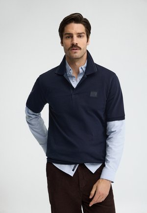 Polo Club, POLOSHIRT MAN BLOCK PORTOS POLO SHIRT SHORT SLEEVE LOOSE FIT - Polo - navy