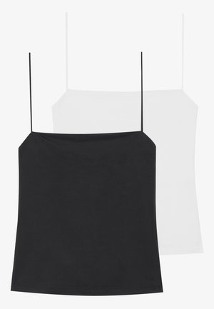 Even&Odd by Zalando 2 PACK - Topper - black/egret