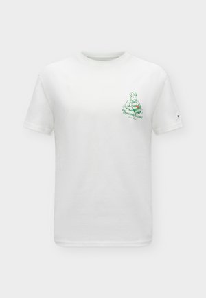Tommy Jeans, NOVELTY - T-shirt imprimé - ecru