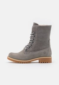 Tamaris Botines con cordones - light grey