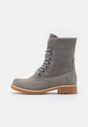 Bottines à lacets - light grey