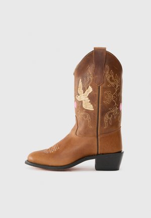 UNISEX - Cowboy-/Bikerlaarzen - cognac