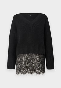ONLVIVIA LIFE V NECK - Maglione - black