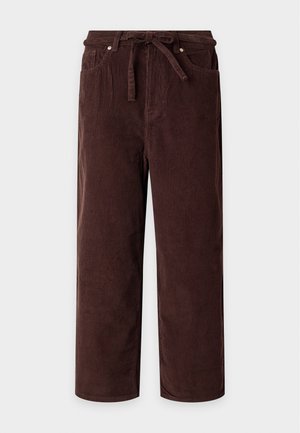 ONLY Petite, ONLBLEECKER BELT PANT - Дънки с широк крачол - black coffee